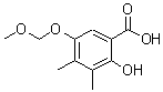 CAS 登录号：816456-21-0， 2-羟基-5-(甲氧基甲氧基)-3,4-二甲基苯甲酸