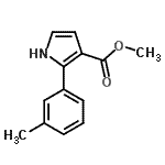 CAS 登录号：816458-06-7， 甲基2-(3-甲基苯基)-1H-吡咯-3-羧酸酯