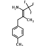 CAS 登录号：817164-21-9， (2Z)-1,1,1-三氟-3-甲基-4-(4-甲基苯基)-2-丁烯-2-胺