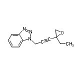 CAS#: 817207-48-0, 1-[3-(2-Ethyl-2-oxiranyl)-2-propyn-1-yl]-1H-benzotriazole