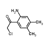 CAS 登录号：817209-30-6， 1-(2-氨基-4,5-二甲基苯基)-2-氯乙酮