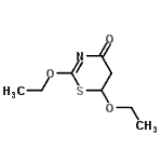CAS#: 81747-43-5, 2,6-Diethoxy-5,6-dihydro-4H-1,3-thiazin-4-one