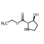 CAS#: 817555-90-1, Ethyl (3S)-3-hydroxy-L-prolinate