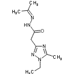 CAS#: 817568-73-3, 2-(1-Ethyl-5-methyl-1H-1,2,4-triazol-3-yl)-N'-isopropylideneacetohydrazide