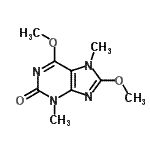 CAS#: 817631-46-2, 6,8-Dimethoxy-3,7-dimethyl-3,7-dihydro-2H-purin-2-one