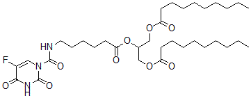 CAS#: 81821-86-5, 1,3-Didecanoyl-2-(6-(5-Fluorouracil-1-Yl)Carbonylamino)hexanoylGlyceride