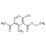 CAS 登录号：819052-33-0， 乙基3-乙酰基-6-羟基-2-甲基苯甲酸酯