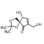CAS#: 819070-94-5, (5R,9R)-9-Hydroxy-7-(hydroxymethyl)-2,2-dimethyl-1,3-dioxaspiro[4.4]non-7-en-6-one