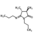 CAS 登录号：819800-30-1， (3R,4R,5E)-3,4-二甲基-1-丙基-5-(丙基亚胺)-2-吡咯烷酮