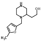 CAS 登录号：819802-25-0， 2-{1-[(5-甲基-2-呋喃基)甲基]-2-哌嗪基}乙醇