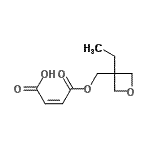 CAS 登录号：819868-40-1， (2Z)-4-[(3-乙基-3-氧杂环丁基)甲氧基]-4-氧代-2-丁烯酸