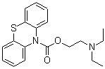 CAS#: 82-00-8, 10H-Phenothiazine-10-Carboxylicacid, 2-(Diethylamino)Ethyl Ester