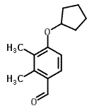CAS#: 820237-15-8, 4-(Cyclopentyloxy)-2,3-dimethylbenzaldehyde