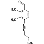 CAS#: 820237-17-0, 2,3-Dimethyl-4-(1-pentyn-1-yl)benzaldehyde