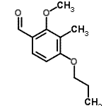 CAS#: 820237-56-7, 2-Methoxy-3-methyl-4-propoxybenzaldehyde