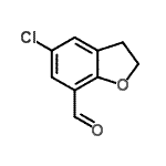 CAS#: 82060-93-3, 5-Chloro-2,3-dihydro-1-benzofuran-7-carbaldehyde