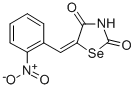CAS 登录号：82085-48-1， 5-((2-硝基苯基)亚甲基)硒唑烷-2,4-二酮