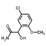 CAS 登录号：82128-19-6， 2-(5-氯-2-甲氧基苯基)-2-羟基乙酰胺