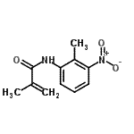 CAS 登录号：821765-16-6， 2-甲基-N-(2-甲基-3-硝基苯基)丙烯酰胺