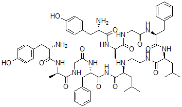 CAS#: 82221-89-4, Ala(2)-Aminoethyl Dimer-Enkephalinamide-Leu