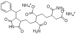 CAS#: 82230-03-3, Diazanium 5-Carbamoyl-2-[1-Carbamoyl-3-[2,5-Dioxo-4-(1-Phenylethyl)Pyrrolidin-3-Yl]Propyl]Heptanedioate