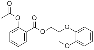 CAS#: 82273-25-4, 2-Guaiacolethanol acetylsalicylate