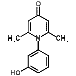 CAS#: 823176-21-2, 1-(3-Hydroxyphenyl)-2,6-dimethyl-4(1H)-pyridinone