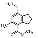 CAS#: 823180-92-3, Methyl 7-methoxy-5-methyl-4-indanecarboxylate