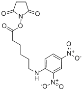 CAS 登录号：82321-04-8， N-琥珀酰亚胺基 6-(2,4-二硝基苯胺基)己酸酯