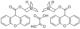 CAS 登录号：82326-74-7， 3-奎宁环基氧杂蒽-9-羧酸半草酸盐