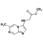 CAS#: 823806-72-0, Methyl N-(6-methylimidazo[1,2-a]pyrazin-3-yl)glycinate