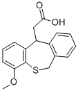 CAS 登录号：82407-43-0， 4-甲氧基-6,11-二氢二苯并(b,e)硫杂卓-11-乙酸