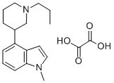 CAS 登录号：82439-12-1， 1-甲基-4-(1-丙基-3-哌啶基)-1H-吲哚草酸盐 (1:1)