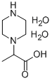 CAS 登录号：824414-03-1， 2-(哌嗪-1-基)丙酸二水合物