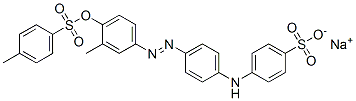 CAS#: 82457-23-6, Sodium 4-[4-[[3-Methyl-4-[[(p-Tolyl)Sulphonyl]Oxy]Phenyl]Azo]Anilino]Benzenesulphonate