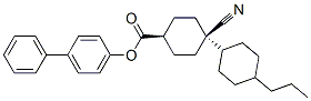 CAS 登录号：82492-42-0， 4-氰基-4'-联苯基反式-4-(4-丙基环己基)-1-环己羧酸酯