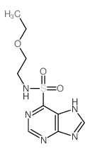 CAS 登录号：82499-18-1， 2-乙氧基-N-(嘌呤-6-基)乙烷磺酰胺
