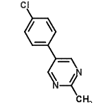 CAS#: 82525-22-2, 5-(4-chlorophenyl)-2-methyl-pyrimidine