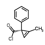 CAS#: 82555-75-7, (1S)-2-Methyl-1-phenyl-2-cyclopropene-1-carbonyl chloride