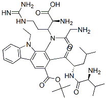 CAS 登录号：82576-32-7， 叔-丁基氧羰基-缬氨酰-亮氨酰-甘氨酰-精氨酸-3-氨基-9-乙基咔唑