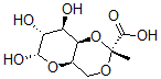 CAS 登录号：82597-50-0， (R)-4,6-O-(1-羧基乙基亚基)-alpha-D-吡喃半乳糖