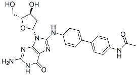 CAS 登录号：82682-88-0， 8-((4'-(乙酰氨基)(1,1'-联苯)-4-基)氨基)-2'-脱氧-鸟苷
