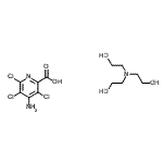 CAS 登录号：82683-78-1， 4-氨基-3,5,6-三氯-2-吡啶羧酸-2,2',2''-次氮基三乙醇(1:1)