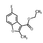 CAS 登录号：826990-64-1， 乙基5-氟-2-甲基-1-苯并呋喃-3-羧酸酯
