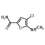 CAS 登录号：826991-38-2， 4-氯-5-(甲基氨基)-2-糠酰胺