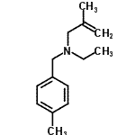 CAS 登录号：827333-27-7， N-乙基-2-甲基-N-(4-甲基苄基)-2-丙烯-1-胺