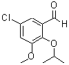 CAS#: 827593-20-4, 5-Chloro-2-isopropoxy-3-methoxybenzaldehyde