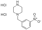 CAS 登录号：827614-55-1， 1-(3-硝基苄基)哌嗪二盐酸盐