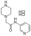 CAS 登录号：827614-57-3， N-3-吡啶基-1-哌嗪乙酰胺二盐酸盐