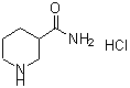 CAS 登录号：828300-58-9， 3-哌啶甲酰胺盐酸盐(1:1)